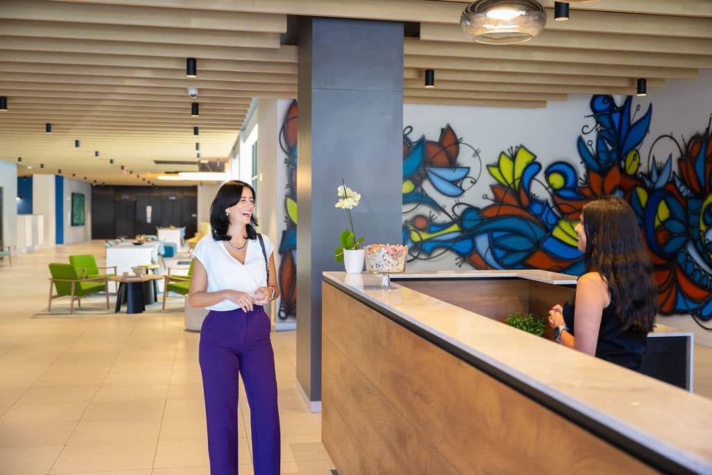 Friendly concierge at Metro Parc Hialeah